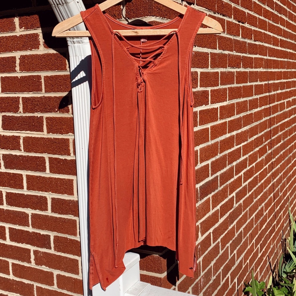 American Eagle Suede Tank Top - Picture 1 of 9